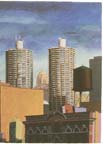 Chicago Towers oil'86-0002